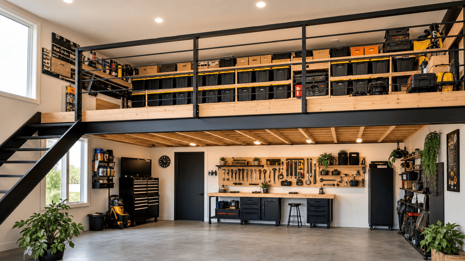 Installer une mezzanine de garage pour gagner du stockage